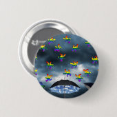 人を雨が降っています! 缶バッジ (正面&裏面)