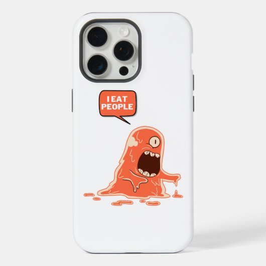 人を食べる iPhoneケース (裏面)