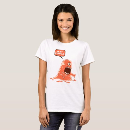 人を食べる Tシャツ (正面フル)