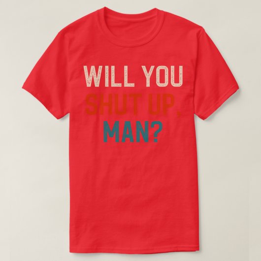 人を黙らせるか Tシャツ (デザイン正面)
