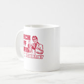 人を、私あります科学者が後退させて下さい コーヒーマグカップ (正面左)