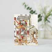 人アステカ身の描写 ポストカード (スタンド正面)