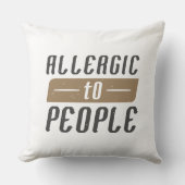 人アレルギーである クッション (正面)