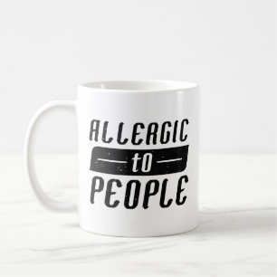 人アレルギーである コーヒーマグカップ