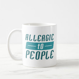 人アレルギーである コーヒーマグカップ