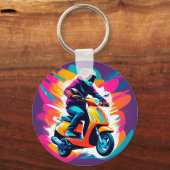 人カラフルの描く芸術 キーホルダー (裏面)