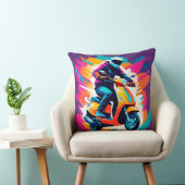 人カラフルの描く芸術 クッション (椅子)