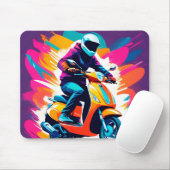 人カラフルの描く芸術 マウスパッド (マウス)
