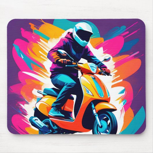 人カラフルの描く芸術 マウスパッド (正面)