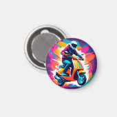 人カラフルの描く芸術 マグネット (正面/裏面)