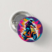 人カラフルの描く芸術 缶バッジ (正面&裏面)