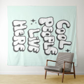 人クール々はここに住む タペストリー (インサイチュ(横))