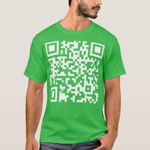 人クールQRコード素晴らしギフト Tシャツ
