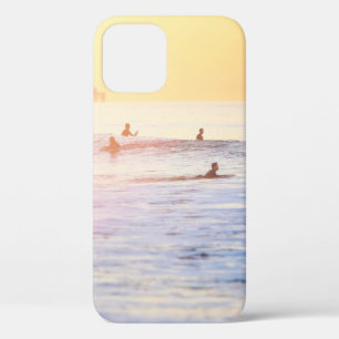 人サーフィンオンビーチ iPhone 12ケース