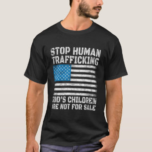 人ストップ身売買の神の子供は為ではない Tシャツ