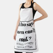 人パーソナライズされたおもしろいは調理師できない エプロン (インサイチュ)