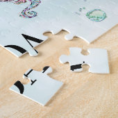 人パーソナライズされた魚と海獣パズル ジグソーパズル (側面)