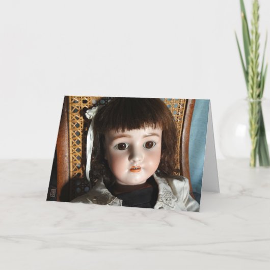 人ビクトリアン形「フランシス」空白のカード カード (正面)