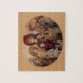 人フランスの形と友達パズル ジグソーパズル (縦)