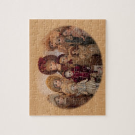 人フランスの形と友達パズル ジグソーパズル