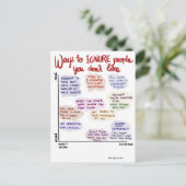 人ポストカードを無視する方法 シーズンポストカード (スタンド正面)