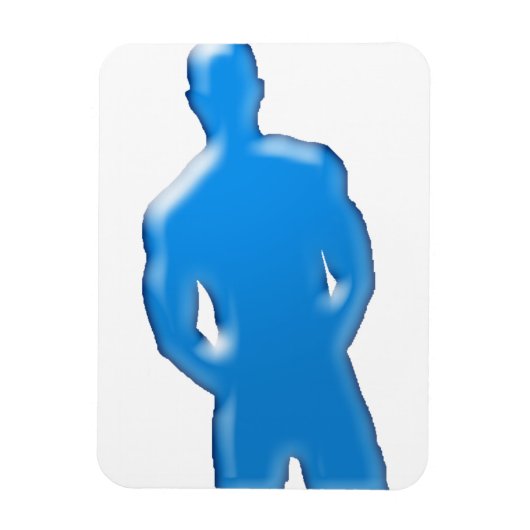 人ポーズ磁石 マグネット (縦)