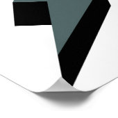 人モダン々イラストレーション ポスター (角)