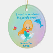 人不在的2020美人魚面具 セラミックオーナメント (左)