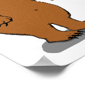 人与えに魚を負わせる ポスター (角)