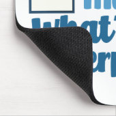 人事おもしろいのスーパーヒーロー マウスパッド (コーナー)