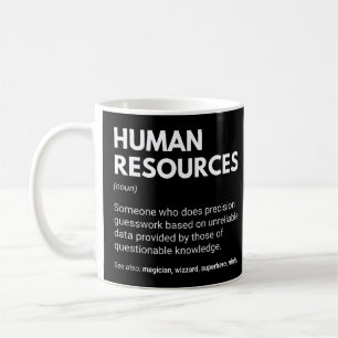 人事おもしろい人事HRマネージャ定義 コーヒーマグカップ