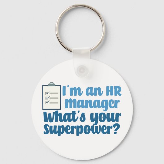 人事おもしろい部長スーパーヒーロー キーホルダー (正面)