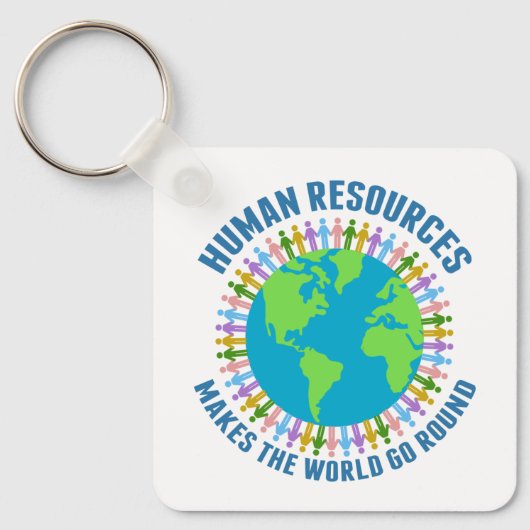 人事が人事の世界を動かす キーホルダー (正面)