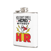 人事なしにはヒーローを綴れない フラスク (左)