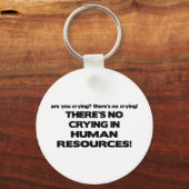 人事に泣き叫びなし キーホルダー (正面)