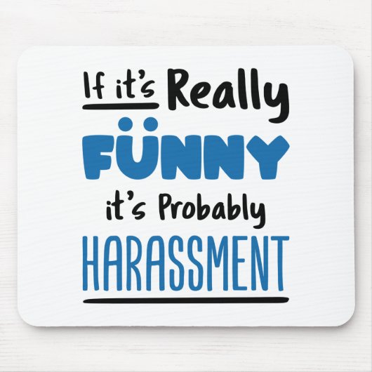 人事もし人材ありおもしろい マウスパッド (正面)