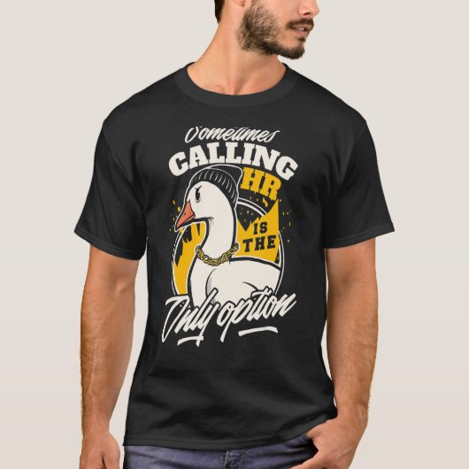 人事を呼び出す Tシャツ (正面)