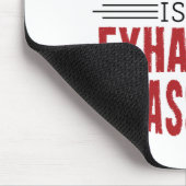 人事アシスタンおもしろいト引用文人事 マウスパッド (コーナー)