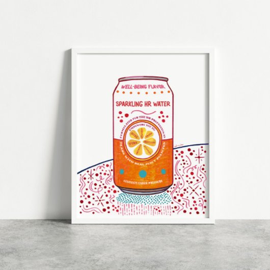 人事オフィスきらめくArt HR Water ポスター