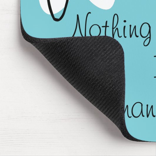 人事オフィスの仕事のユーモアに驚くことはない マウスパッド (コーナー)