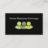 人事コンサルタント・ビジネス・カード 名刺 (正面)