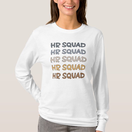 人事チーム人事チームのギフト Tシャツ (正面)