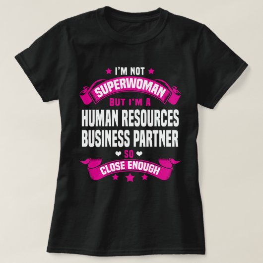 人事ビジネスパートナー Tシャツ (デザイン正面)