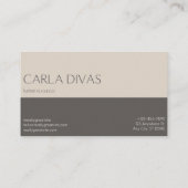 人事ビジネス・カード 名刺 (裏面)