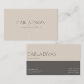 人事ビジネス・カード 名刺 (正面/裏面)