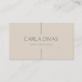 人事ビジネス・カード 名刺 (正面)