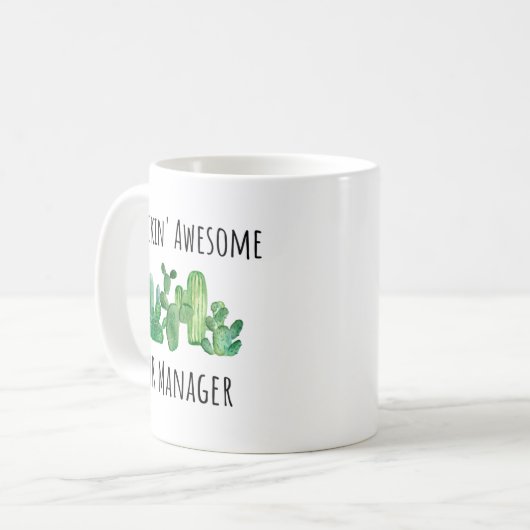 人事マネージャのギフトアイディア コーヒーマグカップ (正面左)