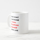 人事マネージャ素晴らし、 コーヒーマグカップ (正面左)