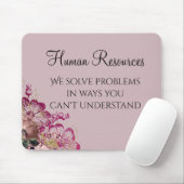 人事ユーモアHRを解く マウスパッド (マウス)