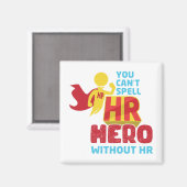 人事人事なしには人事ヒーローのスペルを設定できない マグネット (正面/裏面)